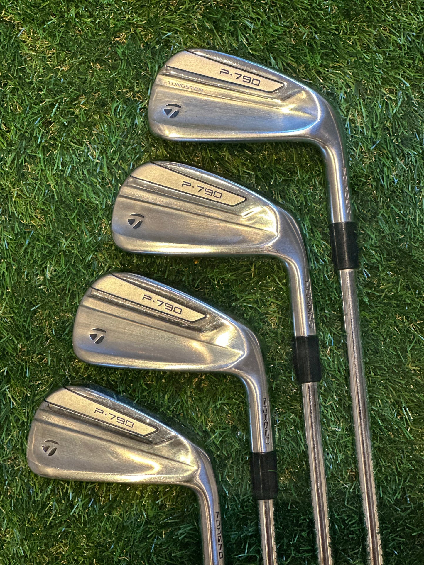 Taylormade P790 2017 Irons 4-PW / Stiff Flex / 1" Shorter / KBS Tour Shafts