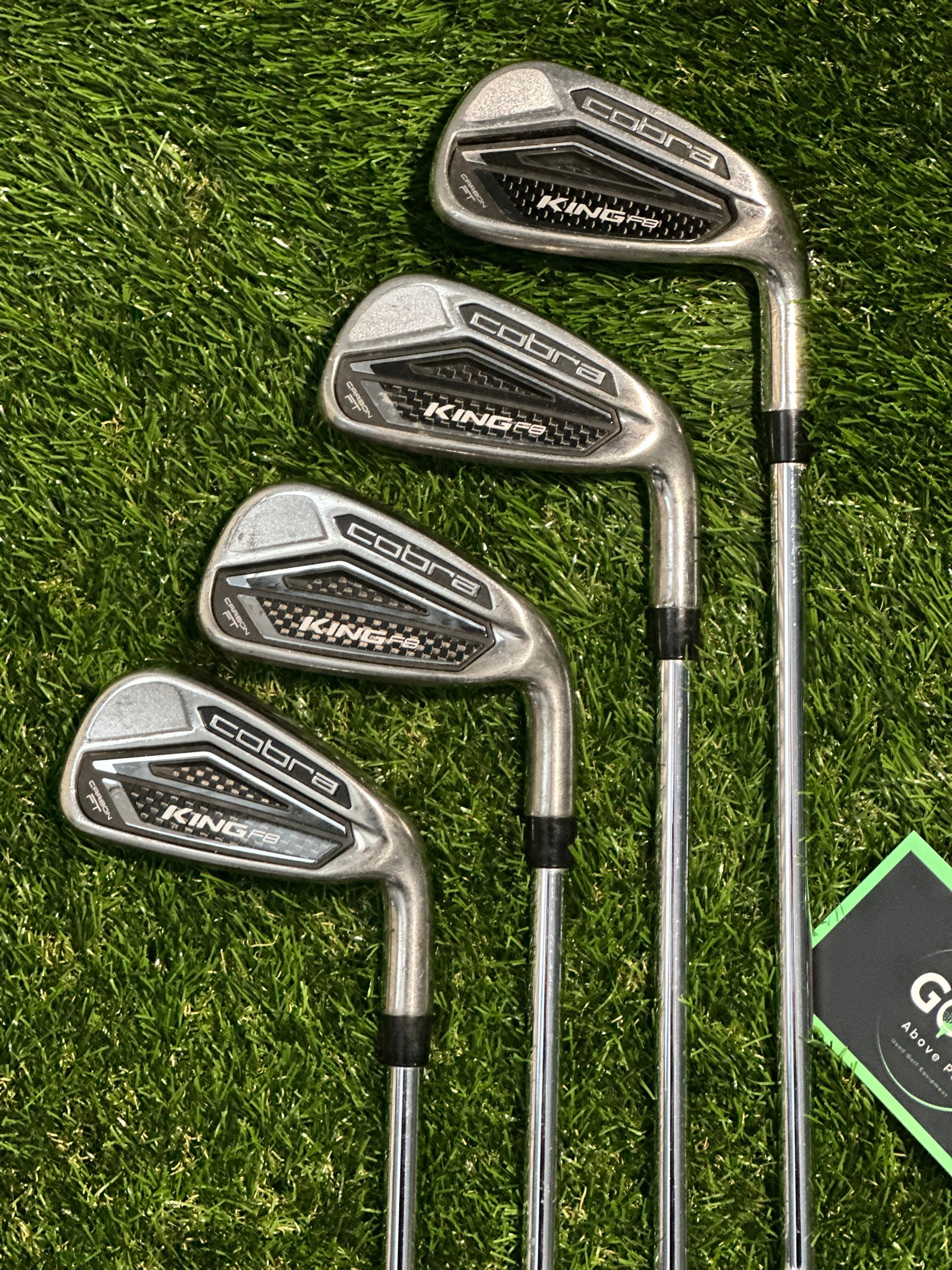 Left Handed Cobra King F8 Carbon FT 5 Iron Regular Steel Shaft Cobra Grip